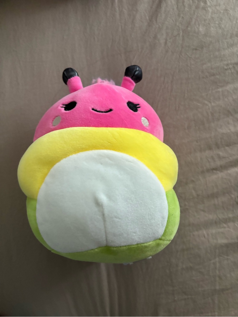 Squishmallows Pink, Yellow & Green Bee Plush